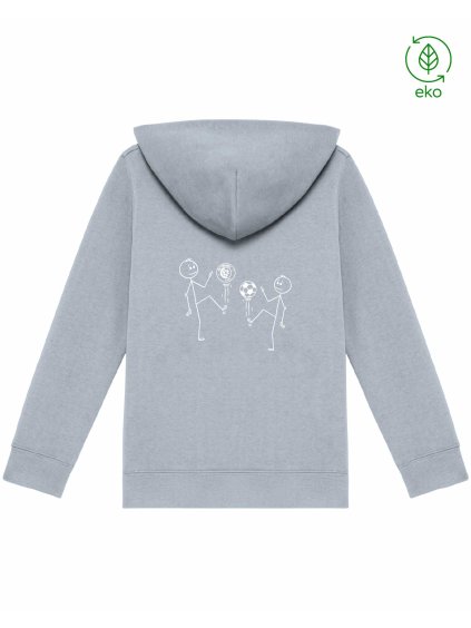 Dětská mikina EKO Premium Aquamarine (Akvamarínově modrá)