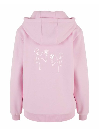 Dámská Tepláková souprava mikina Powder Pink (Pudrově růžová)