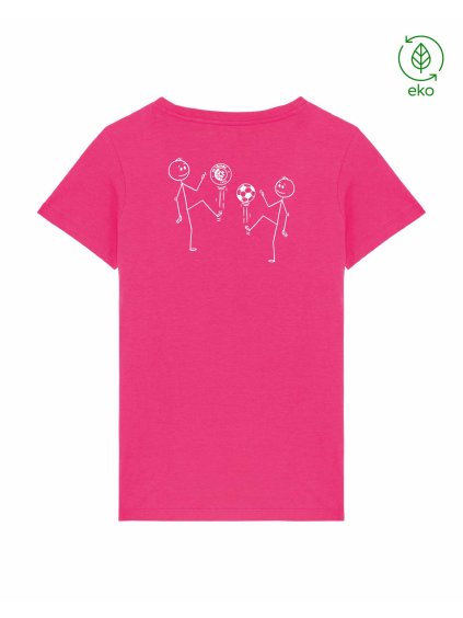 Dámské EKO tričko Premium Raspberry Sorbet (Malinová)