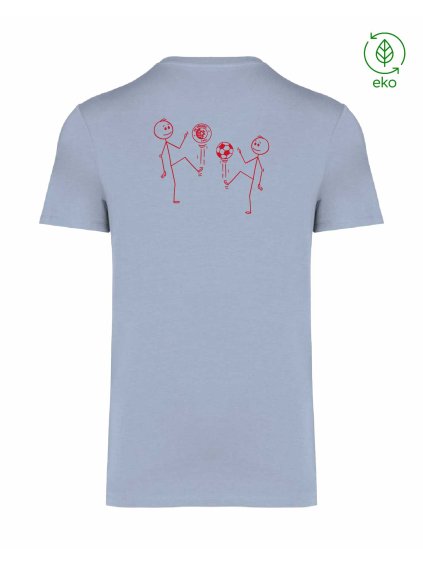 Dospělé EKO tričko Premium Aquamarine (Akvamarínově modrá)