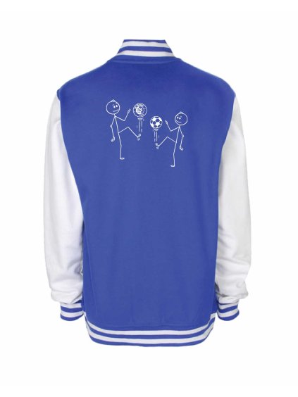 College mikina back royal