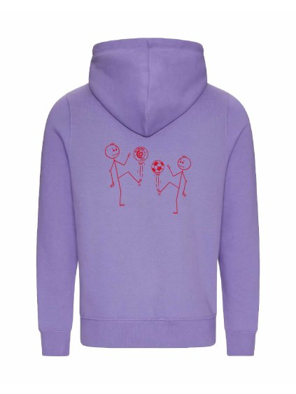 Dámská mikina Comfort Digital lavender (Studená levandulová)