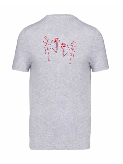 Pánské tričko premium back grey