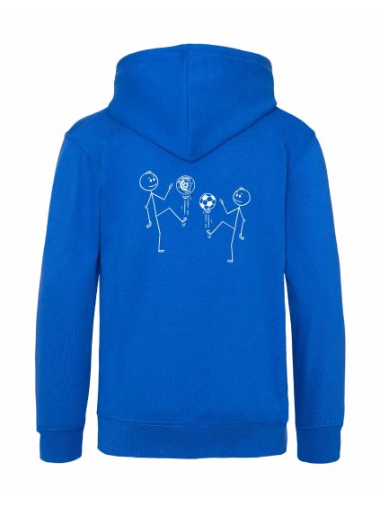 Dětská mikina na zip Premium Royal Blue (Královská modrá)