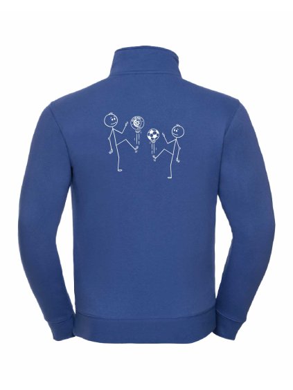 Pánská mikina na zip Elegant Royal Blue (Královská modrá)