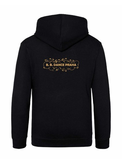 Dětská mikina na zip Premium Deep black (Klasická černá)