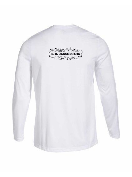 Pánské Dětské sportovní tričko dl.rukáv Joma Combi White (Bílá)