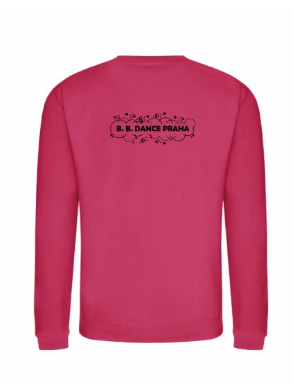 Dětská mikina bez kapuci Hot Pink (Sytá růžová)