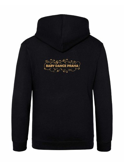Dětská mikina na zip Premium Deep black (Klasická černá)