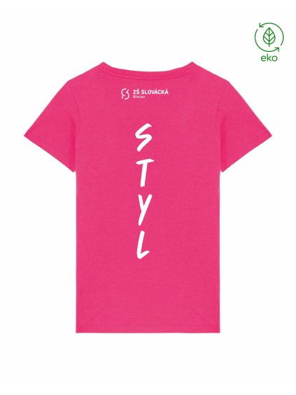 Dámské EKO tričko Premium Raspberry Sorbet (Malinová)