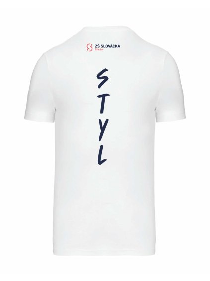 Pánské tričko premium back white