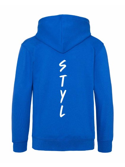 Dětská mikina na zip Premium Royal Blue (Královská modrá)