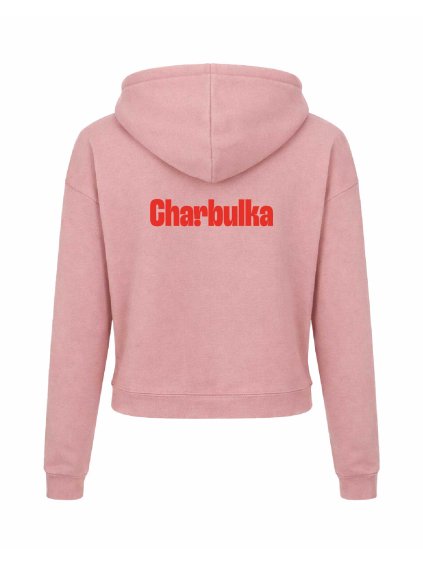 Dámská crop mikina Dusty pink (Starorůžová)