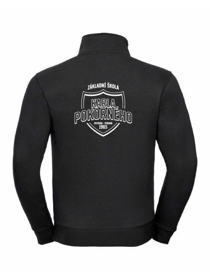 Pánská mikina na zip Elegant Black (Černá)