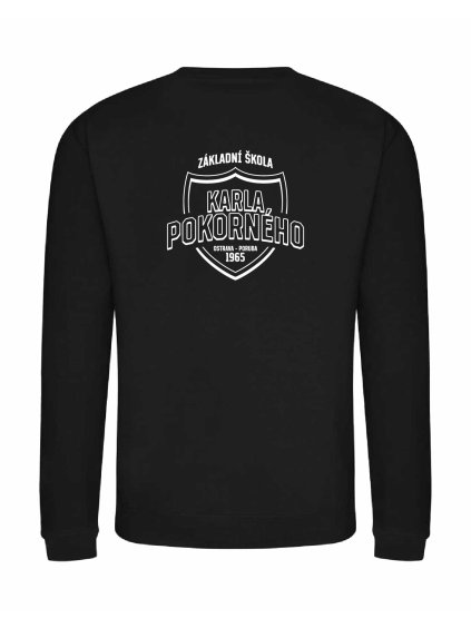 Pánská mikina bez kapuce Black (Černá)