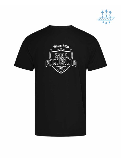 Pánské funkční tričko Black (Černá)