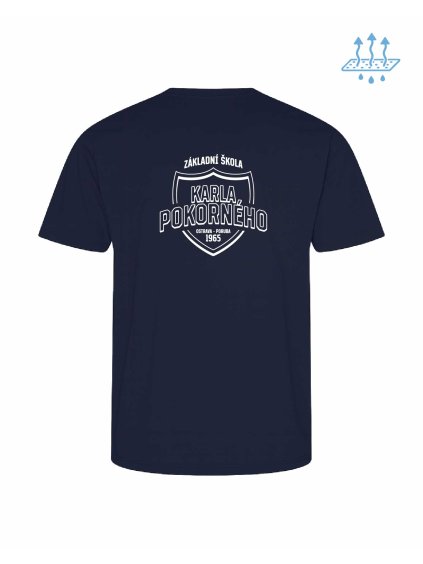Dětské funkční tričko Navy (Námořnická modrá)