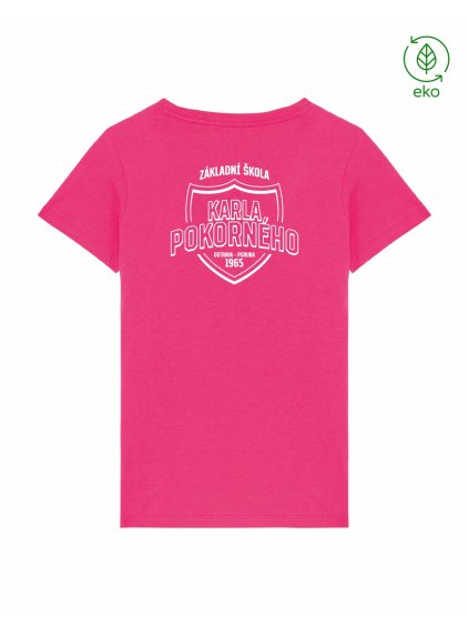 Dámské EKO tričko Premium Raspberry Sorbet (Malinová)