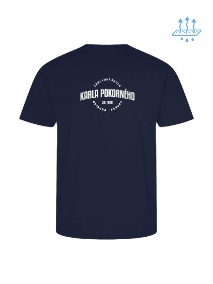 Dětské funkční tričko Navy (Námořnická modrá)