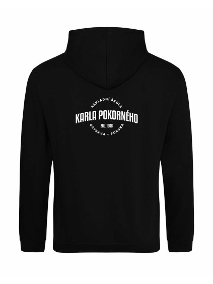 Dospělá mikina Premium back black