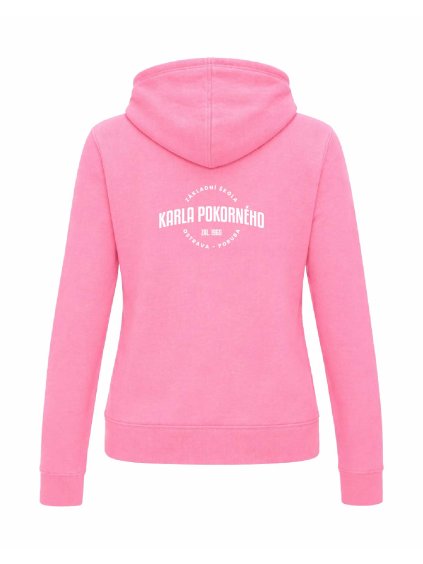 Dámská mikina Premium Candyfloss Pink (Cukrově růžová)