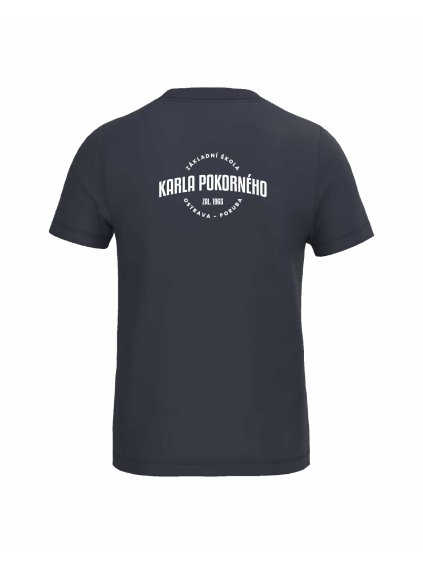 Dětské tričko Happy Navy (Námořnická modrá)