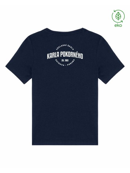 Dětské EKO tričko Premium Navy (Námořnická modrá)