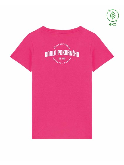 Dámské EKO tričko Premium Raspberry Sorbet (Malinová)