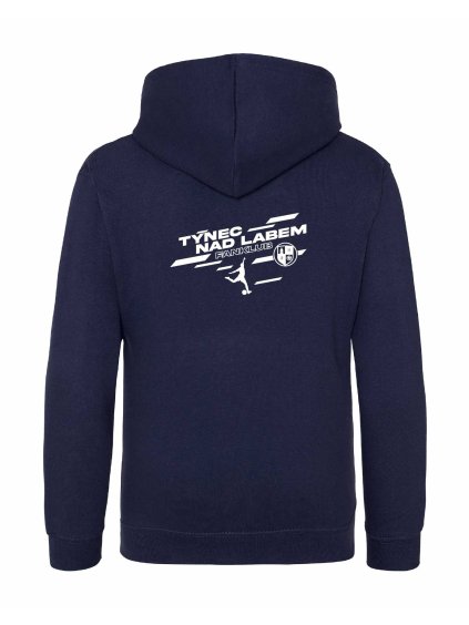 Dětská mikina na zip Premium Oxford navy (Tmavě modrá)