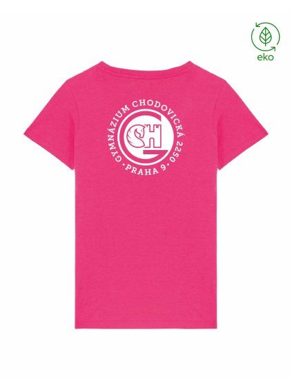Dámské EKO tričko Premium Raspberry Sorbet (Malinová)