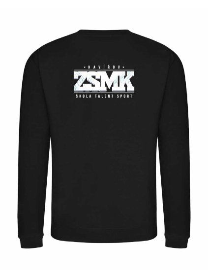 Pánská mikina bez kapuce Black (Černá)