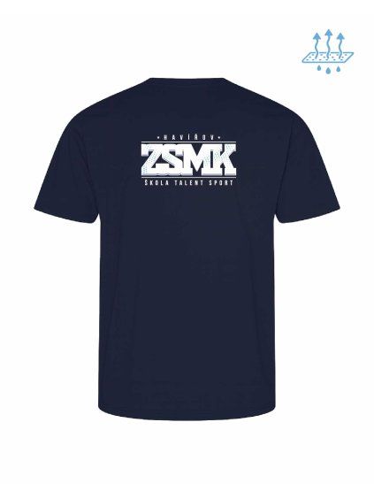 Dětské funkční tričko Navy (Námořnická modrá)