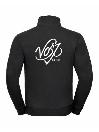 Pánská mikina na zip Elegant Black (Černá)