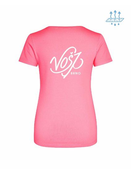 Dámské funkční tričko Electric Pink (Elektrizující růžová)