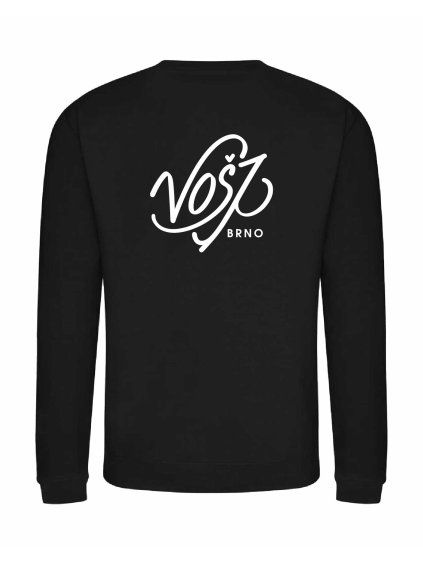 Pánská mikina bez kapuce Black (Černá)