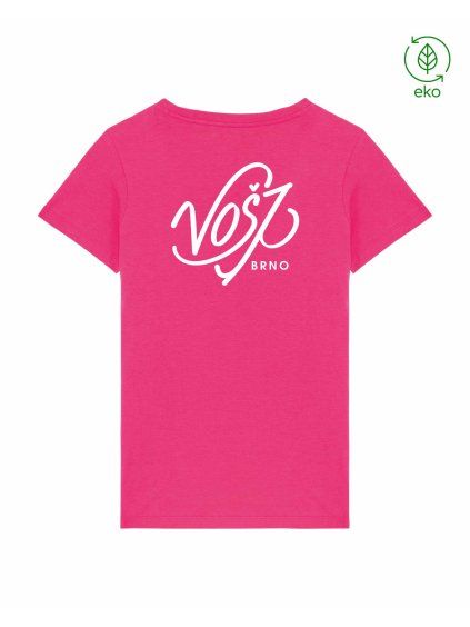 Dámské EKO tričko Premium Raspberry Sorbet (Malinová)