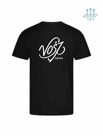 Pánské funkční tričko Black (Černá)