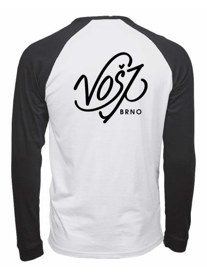 Dámské Baseball Tee Luxury White Black (Bílá Černá)