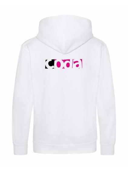 Dětská mikina Premium back white