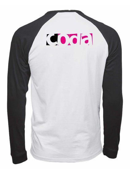 Dámské Baseball Tee Luxury White Black (Bílá Černá)
