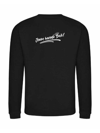 Pánská mikina bez kapuce Black (Černá)