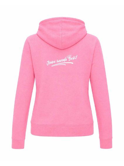 Dámská mikina Premium Candyfloss Pink (Cukrově růžová)