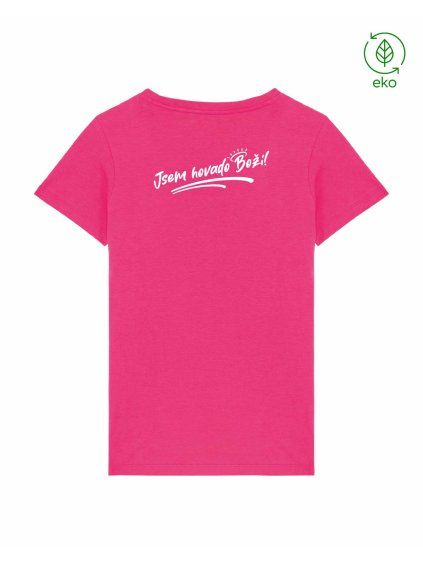 Dámské EKO tričko Premium Raspberry Sorbet (Malinová)
