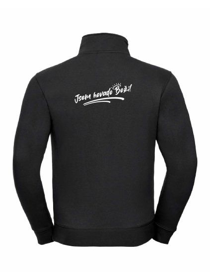 Pánská mikina na zip Elegant Black (Černá)