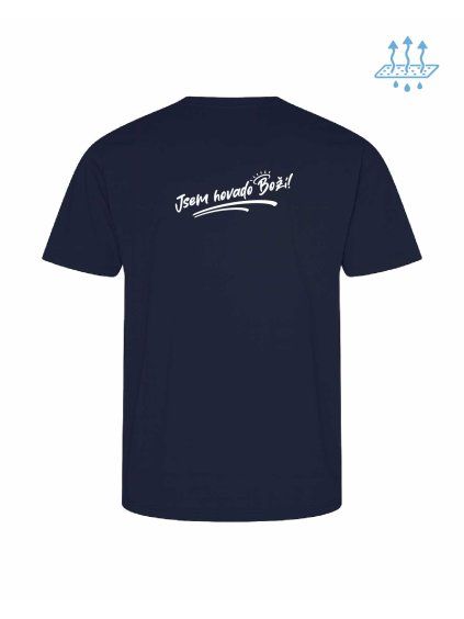 Dětské funkční tričko Navy (Námořnická modrá)