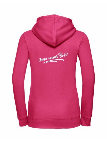Dámská mikina luxury back fuchsia