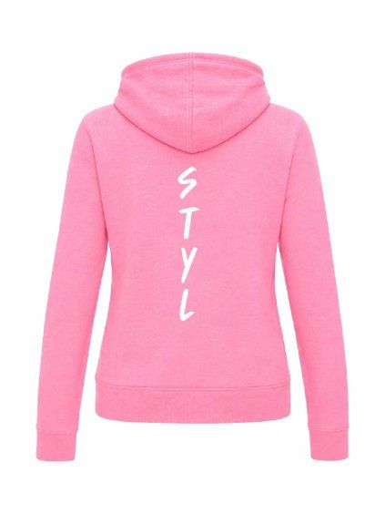 Dámská mikina Premium Candyfloss Pink (Cukrově růžová)