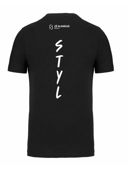 Pánské tričko premium back black