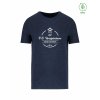 Pánské EKO tričko Premium Heather navy blue (Žíhaná tmavě modrá)