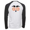 ZÁDA Dámské Baseball Tee Luxury White Black (Bílá Černá)